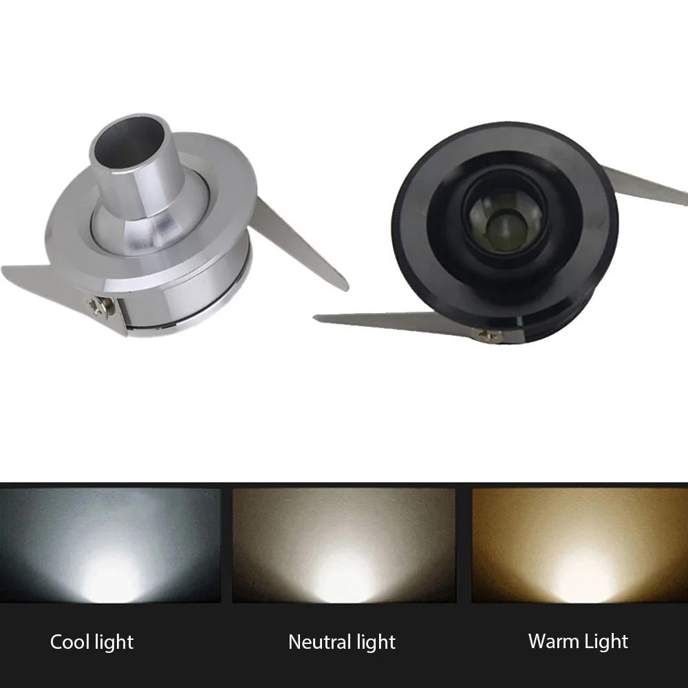 

Small Spot Light 1W 3W Mini LED Spotlight Jewelry Counter Staircase Cabinet Bedroom Lighting Multi-function Downlight 220V