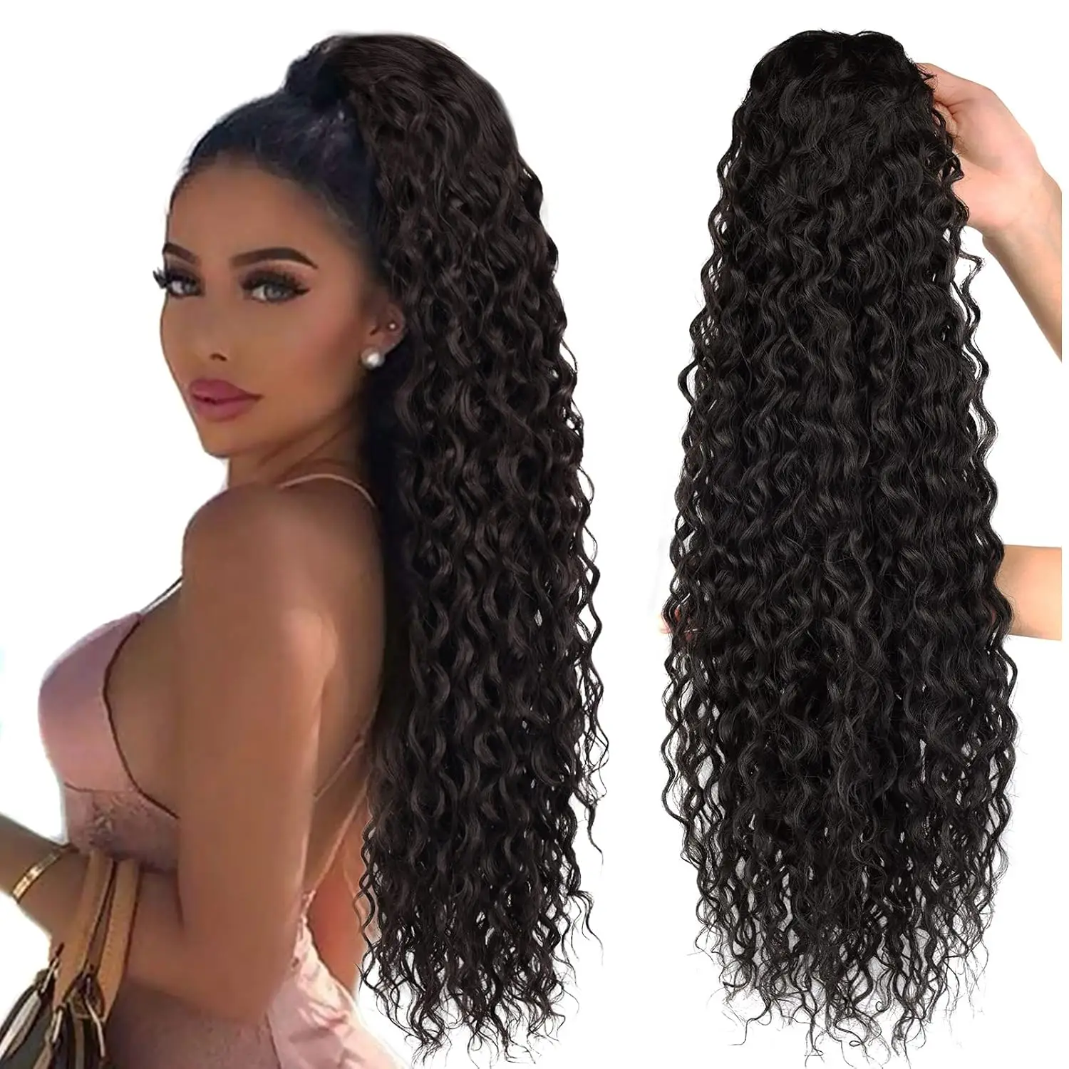 ponytail-extension-curly-drawstring-ponytail-extension-human-hair-feeling-long-wave-clip-in-hair-extensions-ponytail