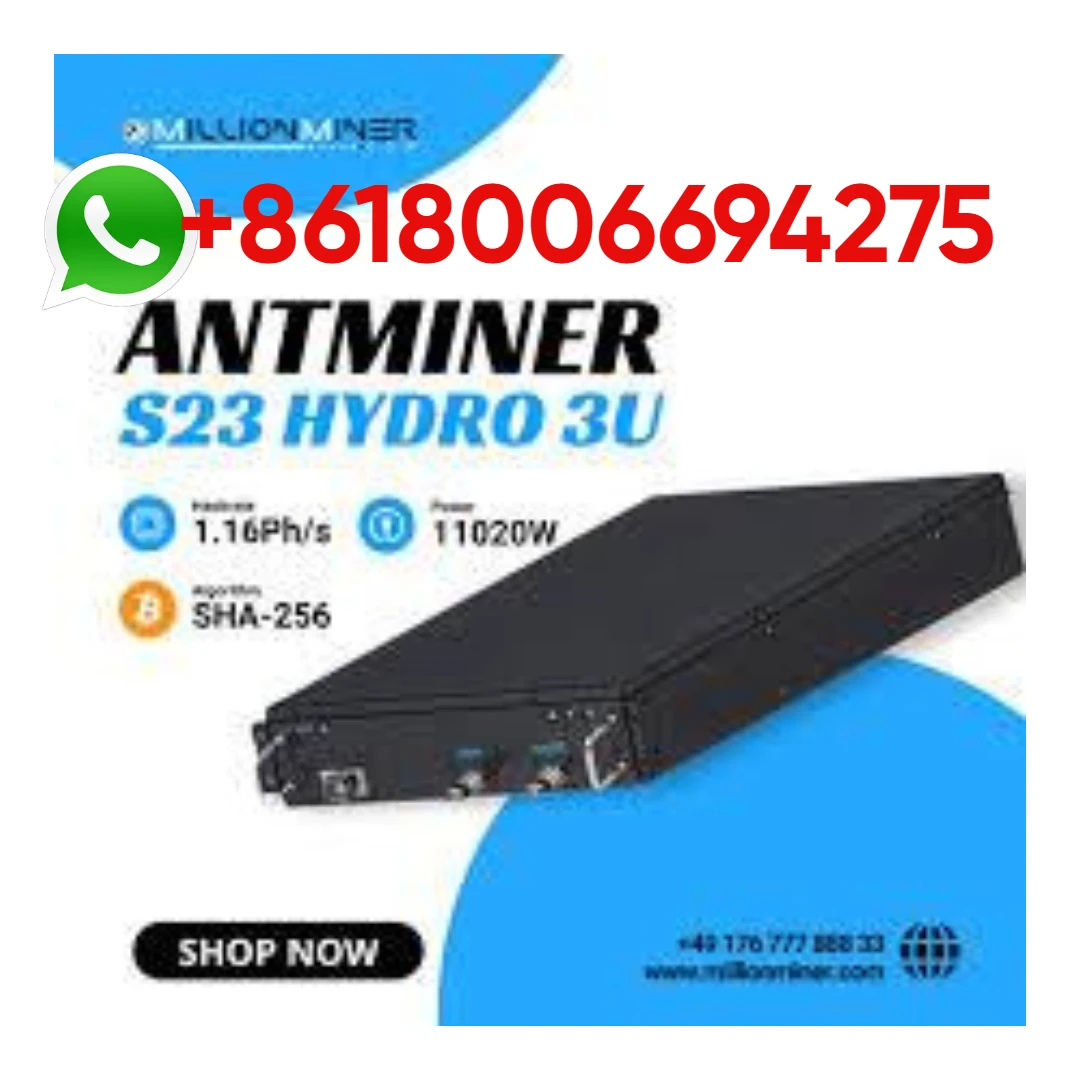 SC - Новый Bitmain Antminer S23 Hydro 3U 1,16PH Bitcoin SHA256 Майнер SC - Новый Bitmain Antminer S23 Hydro 3U 1,16PH Bitcoin SHA256 Майнер