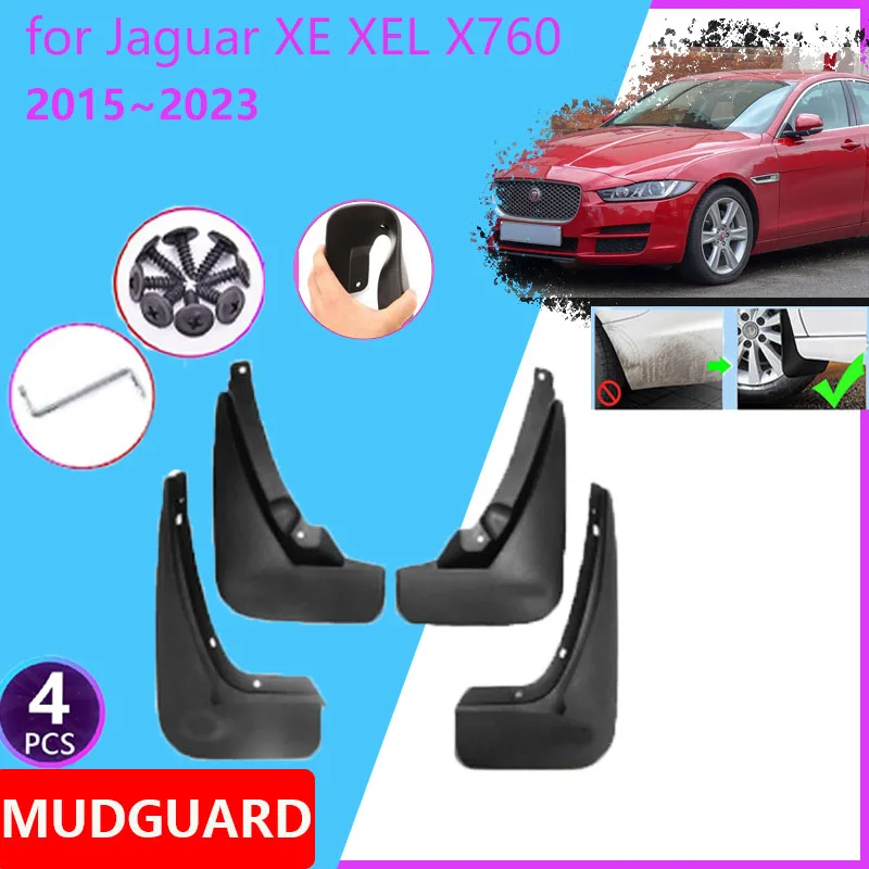 for Jaguar XE XEL X760 2015 2016 2017 2018 2019 2020 2021 2022 2023 Car Fender Mudguard Mud Flaps Guard Splash Flap Accessories