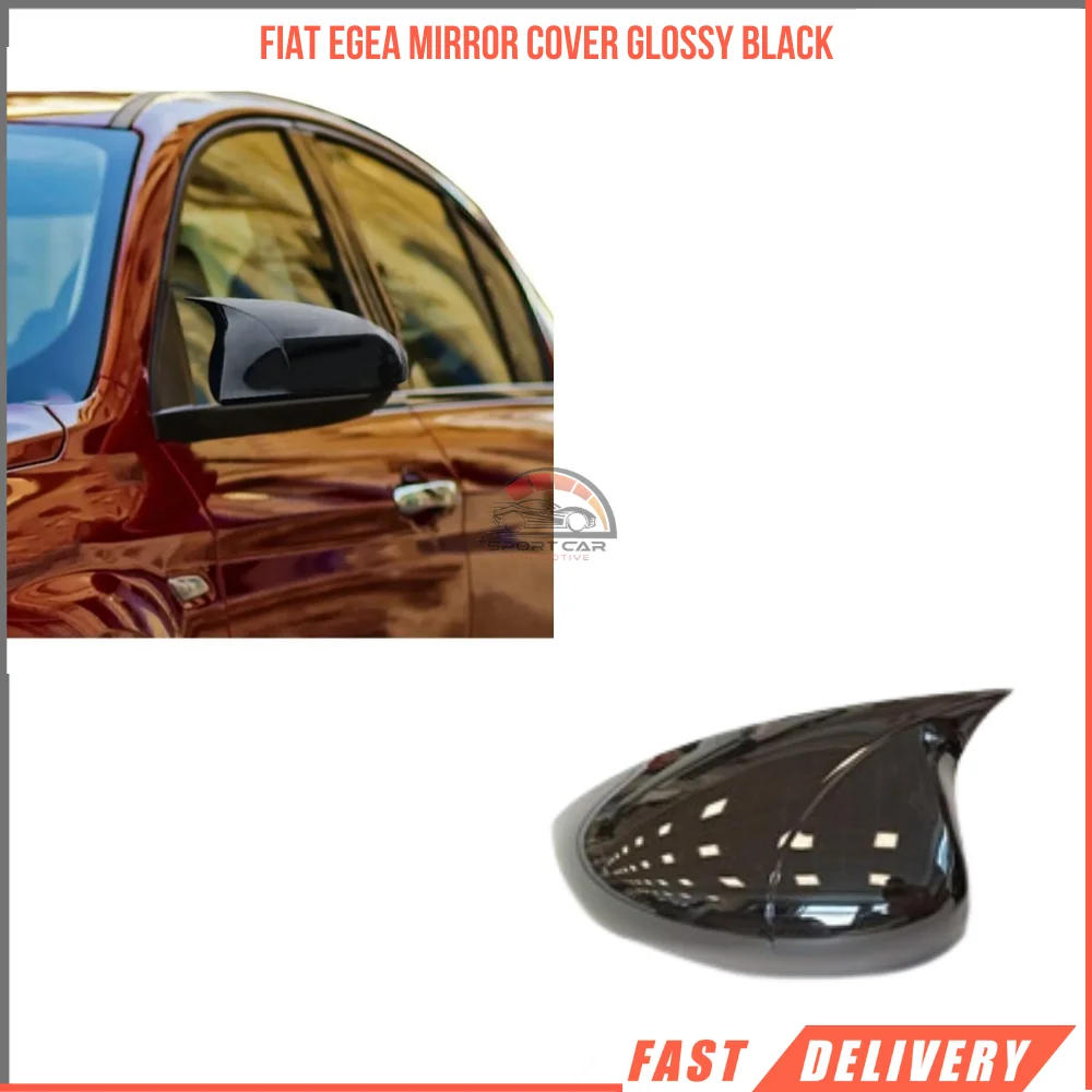 

For Fiat Egea Mirror Cover Glossy Black Affordable Car Parts High Quality Satisfaction Fast Shipping