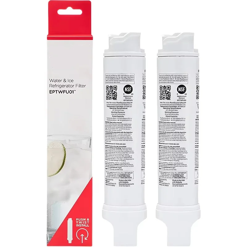 Replacement For EPTWFU01 Refrigerator Water Filter Compatible EPTWFU01 EWF02 Filtration Filter