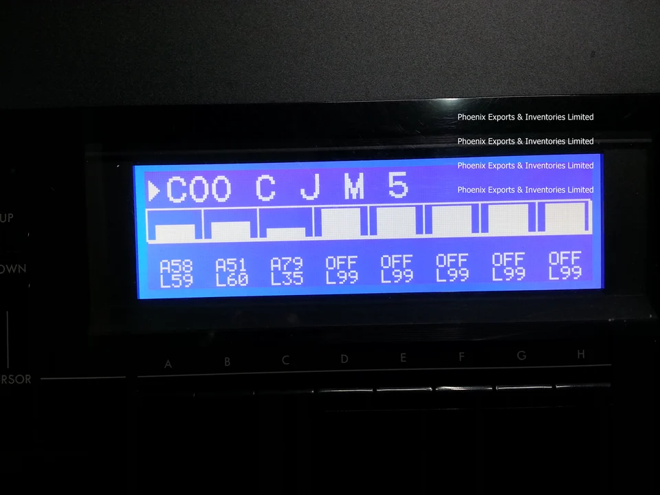 KORG M1純正品LCDディスプレイモジュール Display bezel, Korg M1 - Syntaur
