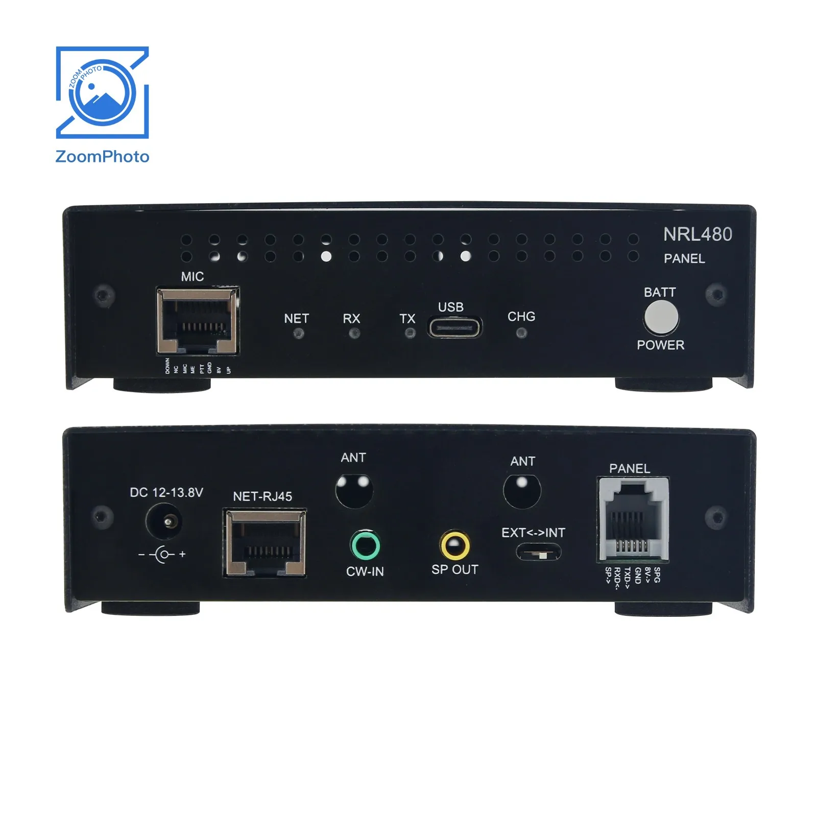 NRL_TS480 Radio Connector HOST Box + NRL_TS480 PANEL Box for the Panel and Main Unit of TS-480