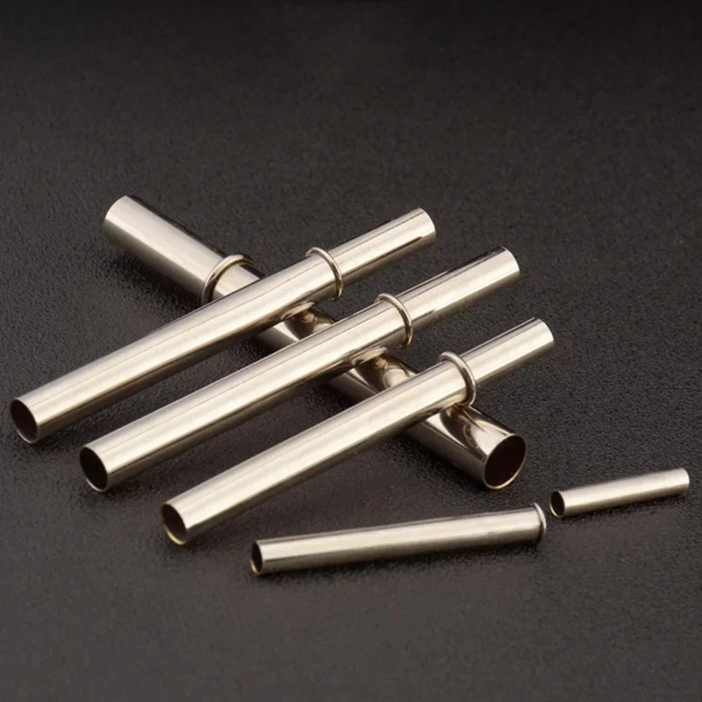 1 Pc canne à pêche Tubes de raccordement canne à pêche en métal réparation de construction canne à pêche bricolage Sports de plein air cannes accessoires de construction