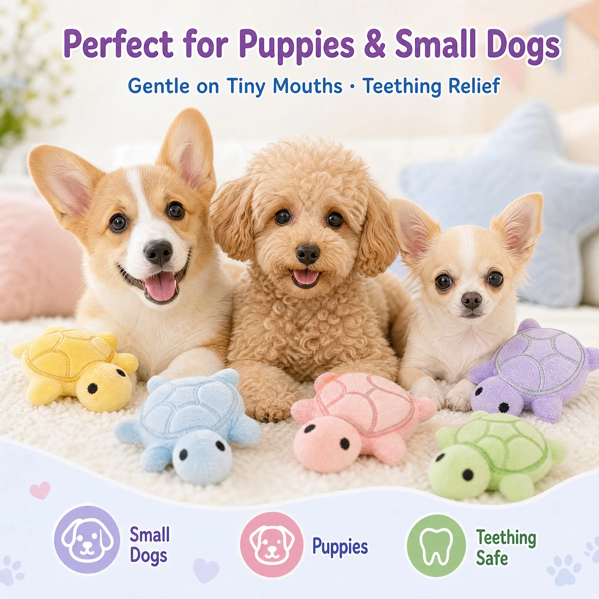 Köpek Oyuncağı Mini Kaplumbağa - Pet Dental Chew Toy incelemesi ve fiyatı