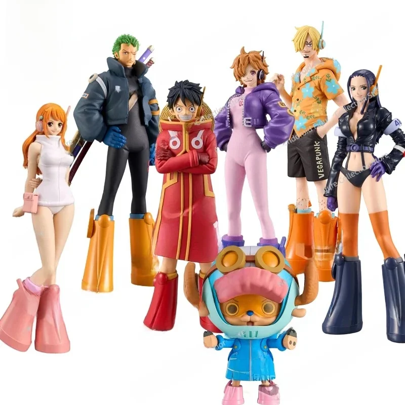 In Voorraad Bandai BANPRESTO DXF EEN STUK De Grandline Serie Egghead Luffy Sanji Nami Bonney Zoro Anime Action Figure Collection - afbeelding 2