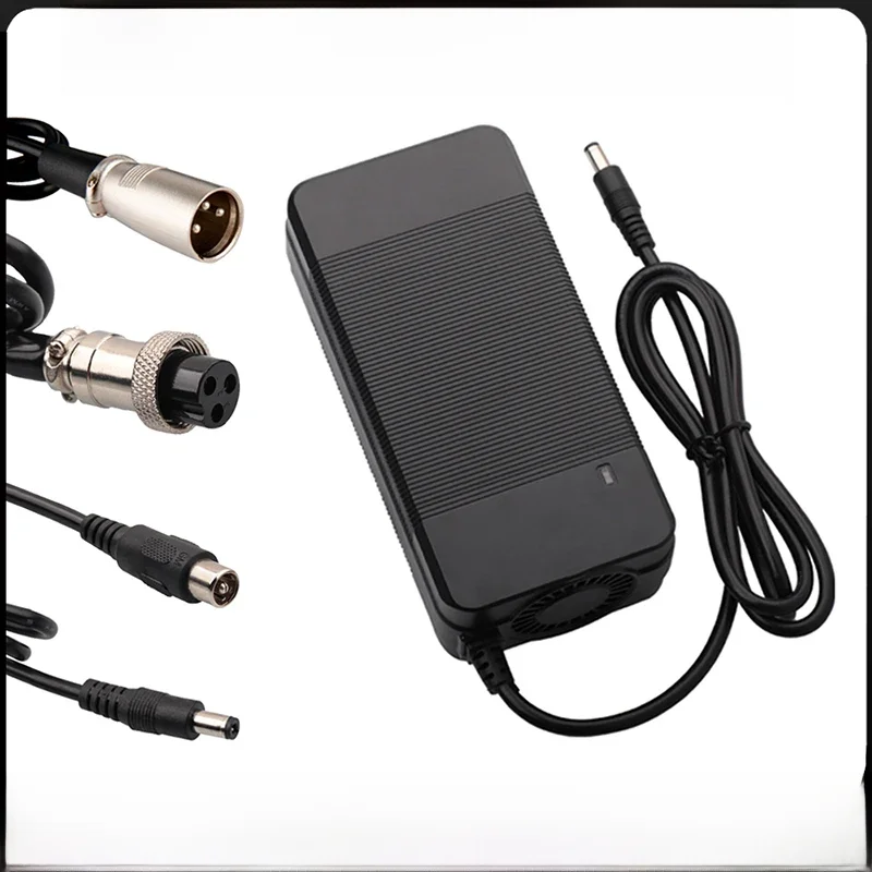 AliExpress TangsFire 50.4V 3A Lithium Battery Charger 12S For 44.4V Electric Bicycle Li-ion Battery Pack Charger EU/US/AU/UK/KR High Quality Plug