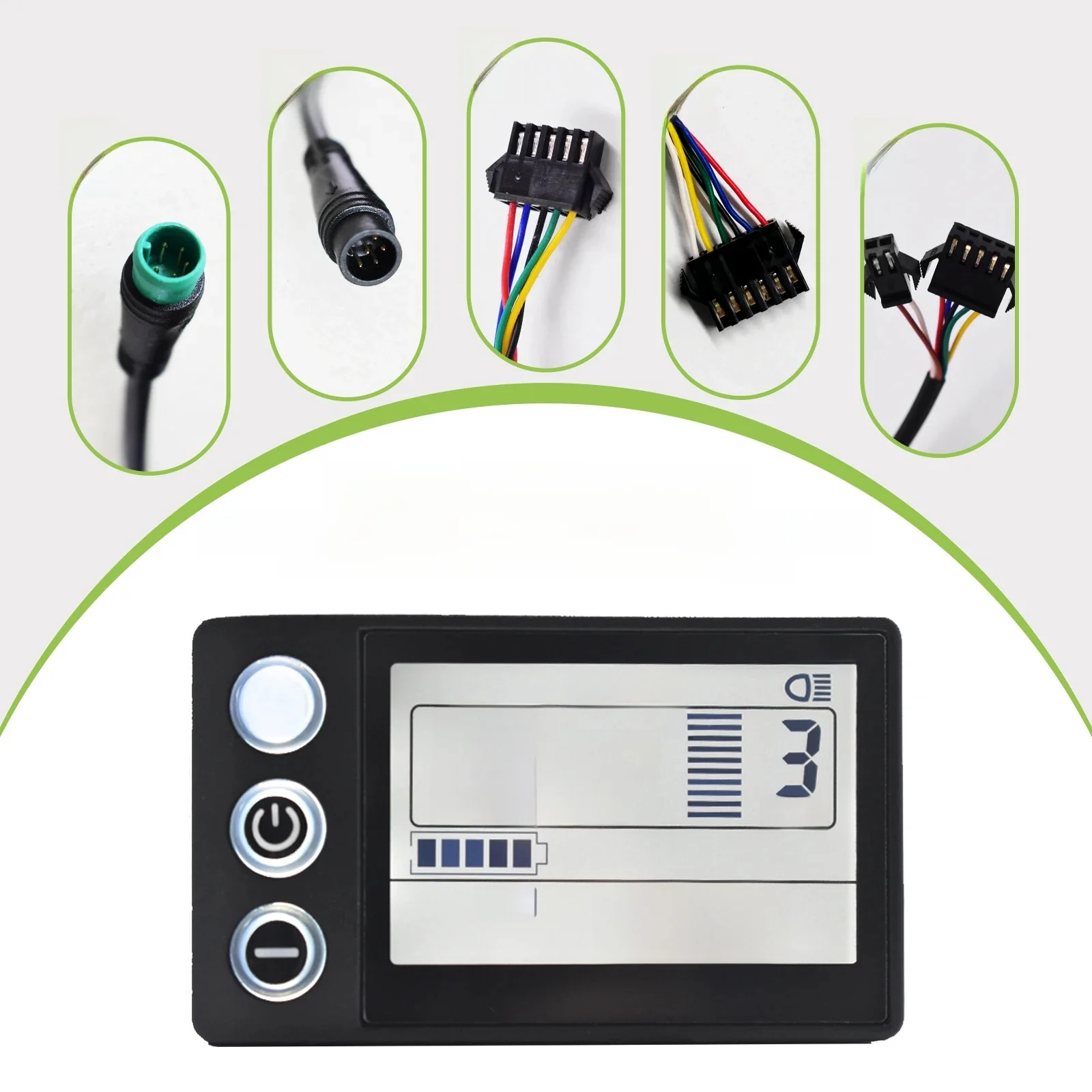 AliExpress Haytrix S866 24V/36V/48V/60V Electric Cycling Speedometer Digital Large Screen Waterproof Backlight Wired Bike Odometer Bicycle Computer