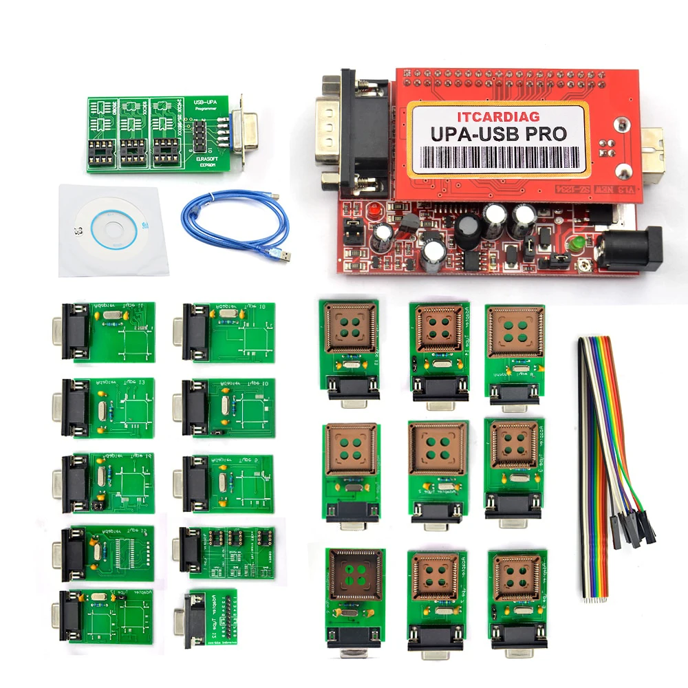 SN:050D5A5B UPA USB-Programmierer Windows 10 unterstützte USB V1.3 Volladapter mit NEC-Funktionen ECU-Chip-Tuning Fügen Sie 350 MB Scripts hinzu – Detail 26