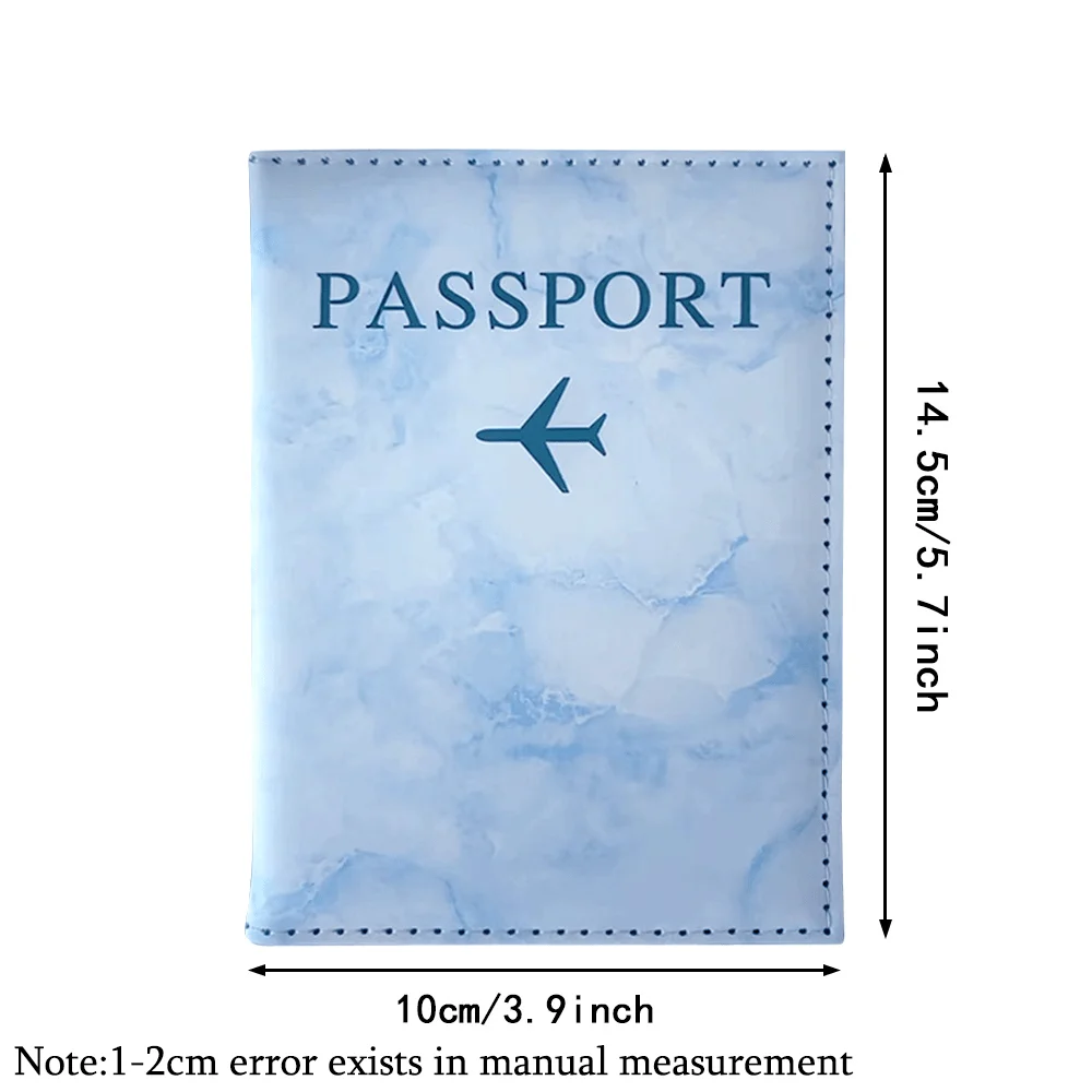 Customize Name Passport Cover Travel Wedding Passport Holder Organizer Personalized Black Initial Letter Printing Passport