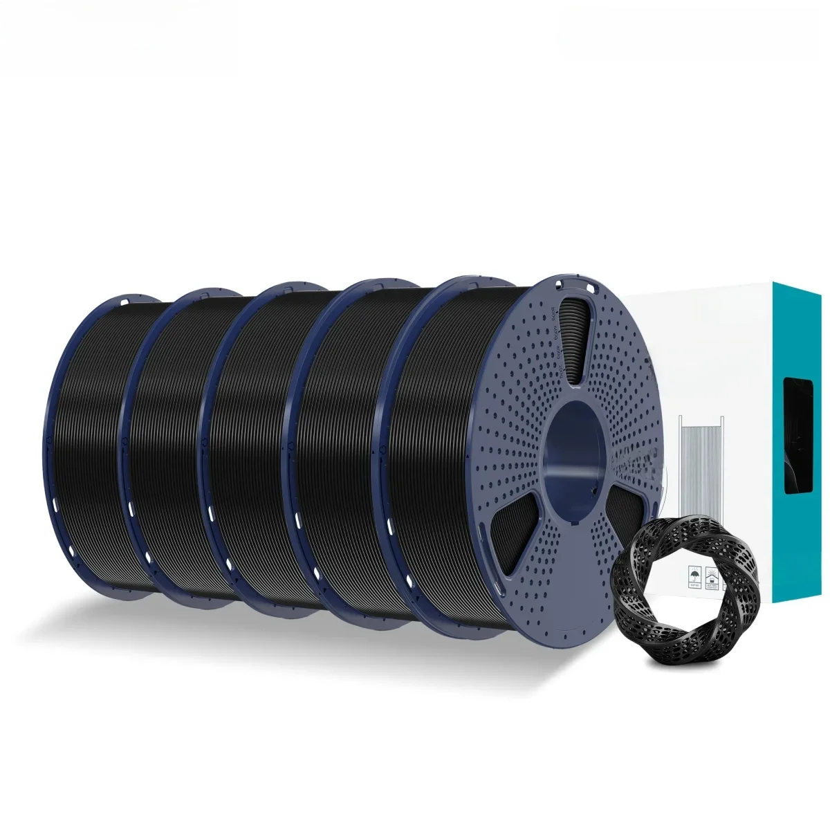 SUNLU 5KG PETG 3D Filament 1.75mm Neatly Wound High Toughness 3D Printing Spool Filament do drukarek 3D FDM Materiały Szybka wysyłka — zdjęcie 2