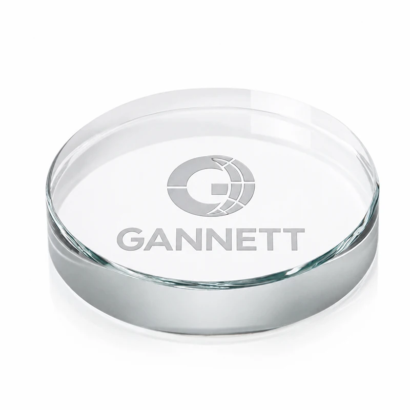 Classic Round Shape Serves as the Perfect Canvas for Your Logo or Heartfelt Words of Appreciation