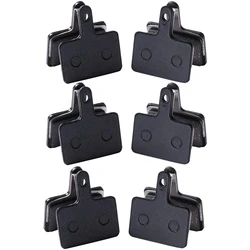 6 Pairs Bicycle Disc Brake Pads for Shimano B01S M375 M395 M446 M485 M486 M416 Deore M515 M525 Bike Brake Pads Semi-Metallic