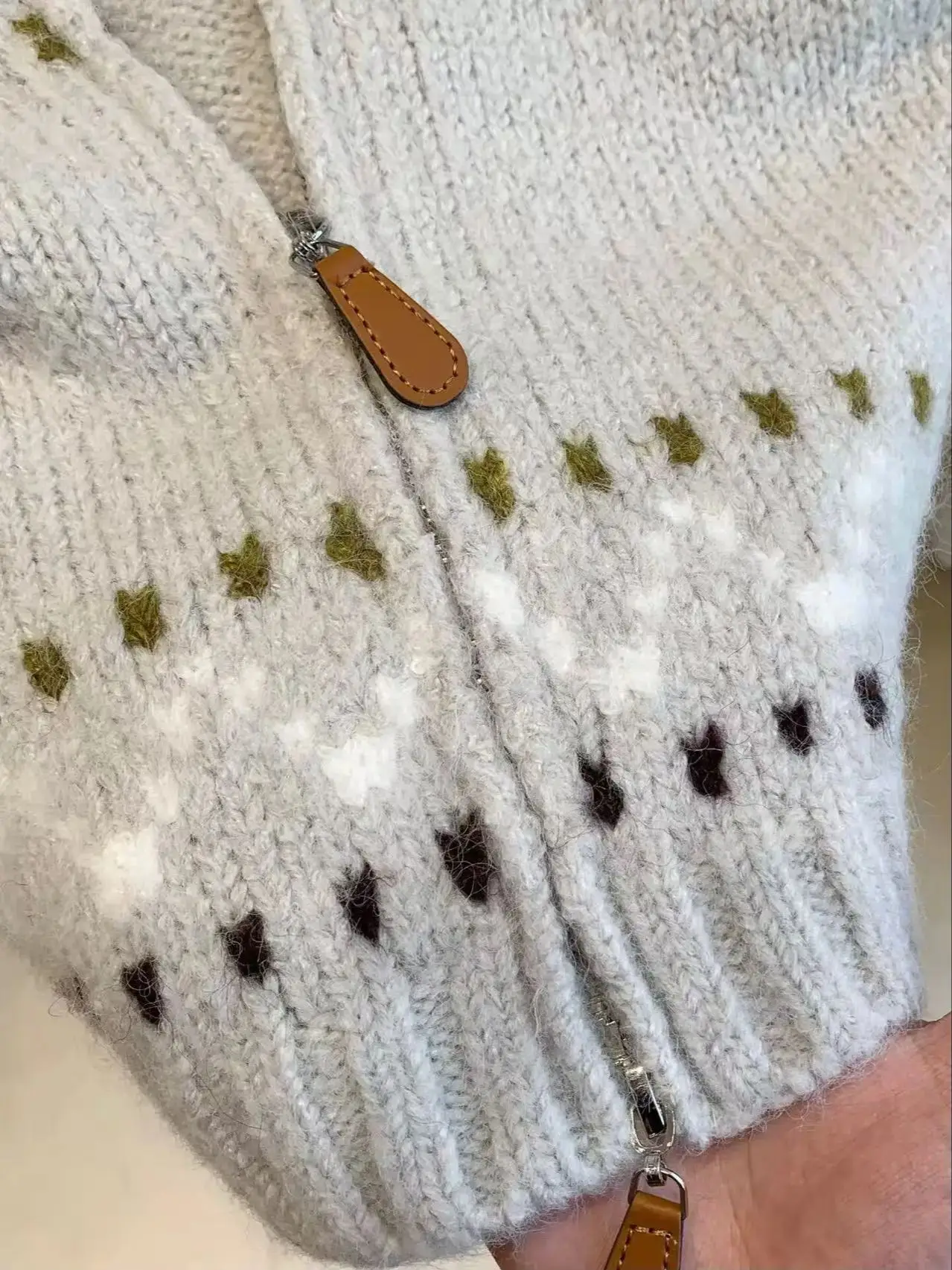 秋冬用カジュアルラペルカラーカーディガン