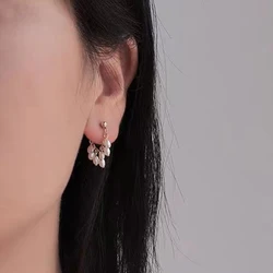 Handmade Natural Pearl Earrings Gold Filled Brincos Not Fade Party Vintage Jewelry Pendiente Oorbellen For Women