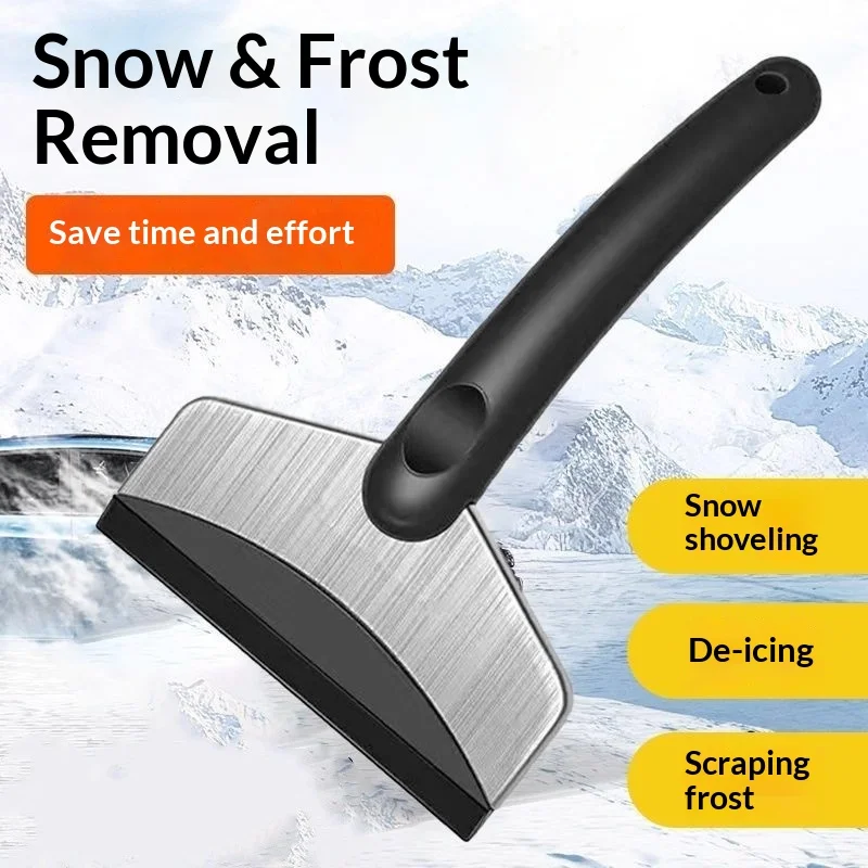 Multifunctional Car Ice Scraper Winter Windshield Snow Remover Shovel Anti‑scratch Defrost Ice Removal Tool Auto Exterior