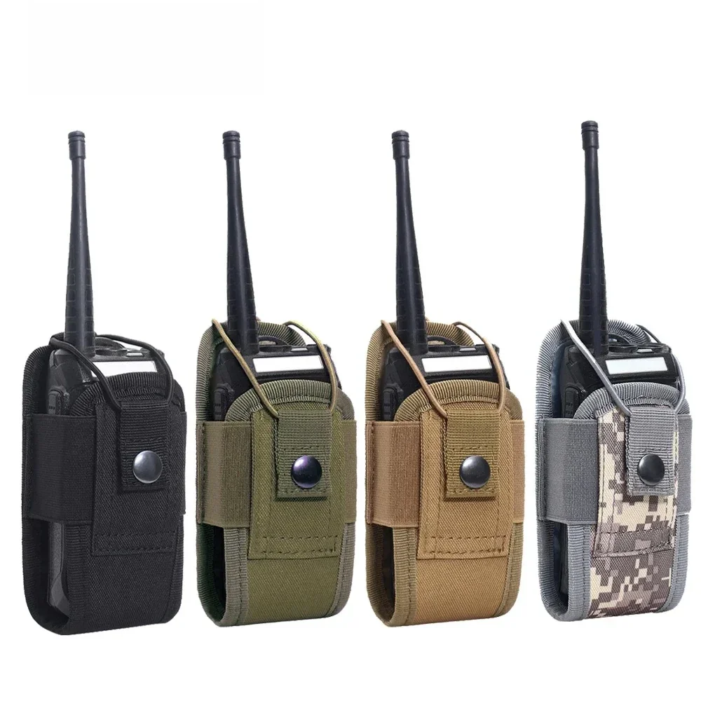 1000D taktyczne Molle Radio Walkie Talkie etui na talię uchwyt na torbę kieszonkowy przenośny domofon kabura torba do noszenia na polowanie Camping — zdjęcie 2