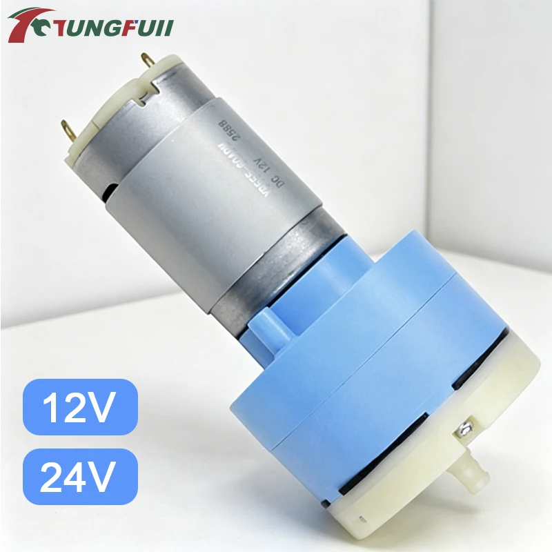 

Air Pump DC12V/24V Mute 60APM Negative Pressure 80Kpa 17L/min Device Fish Tank Aeration Pump Medical Device Air Pump Low Noise
