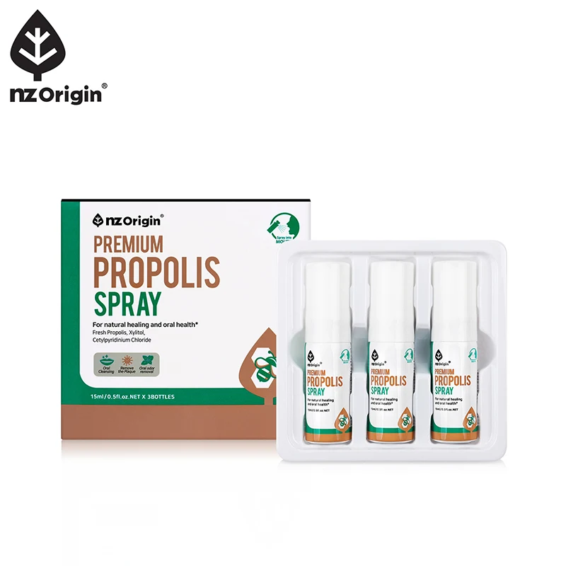 NZ Origin Premium Propolis spray (15ml * 3EA) X 1ea