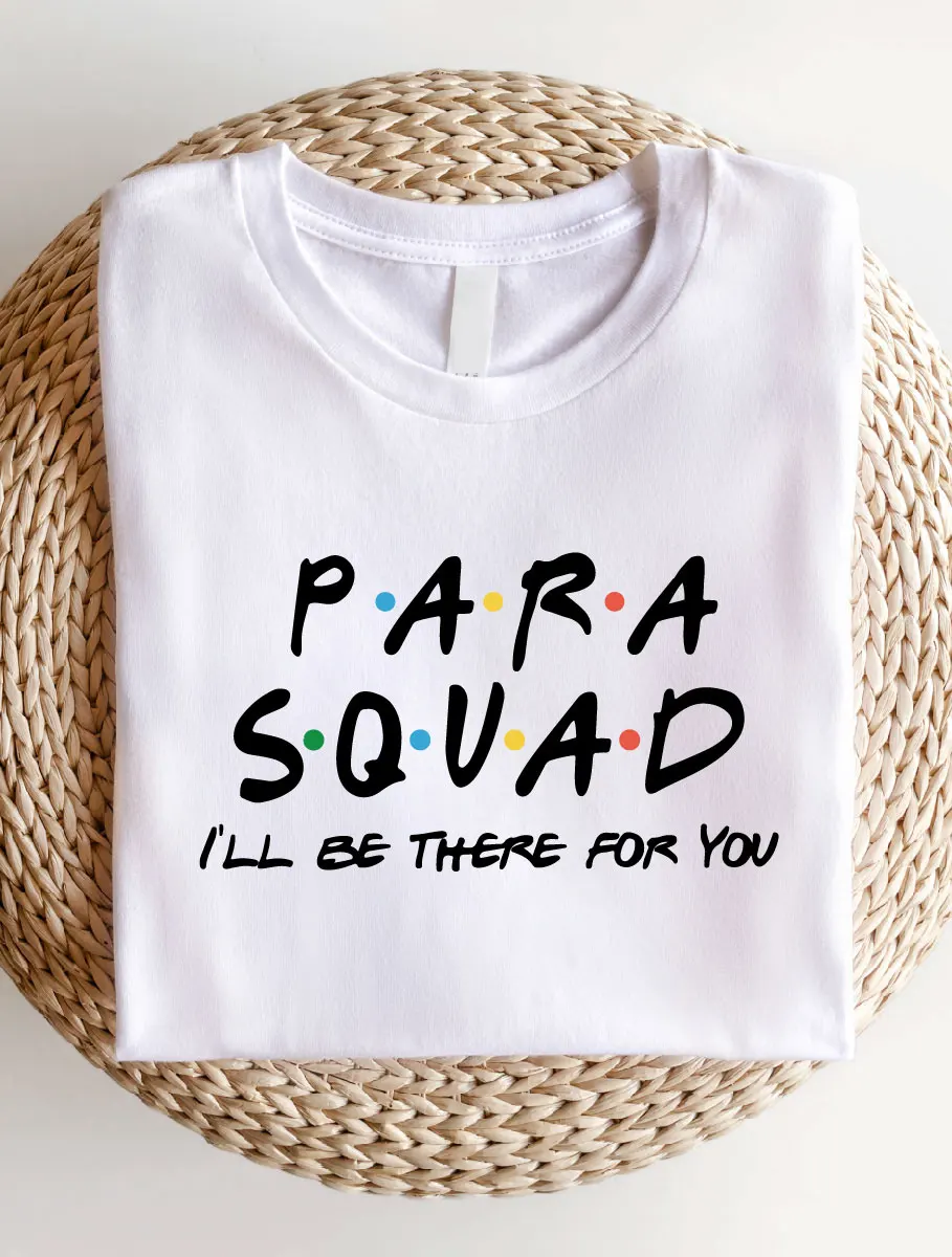 Paraprofessional Teacher Aide T-Shirt, Para Shirt, Behavior Teacher T-Shirts, Para Educator Shirts, Cute Assistant Tees