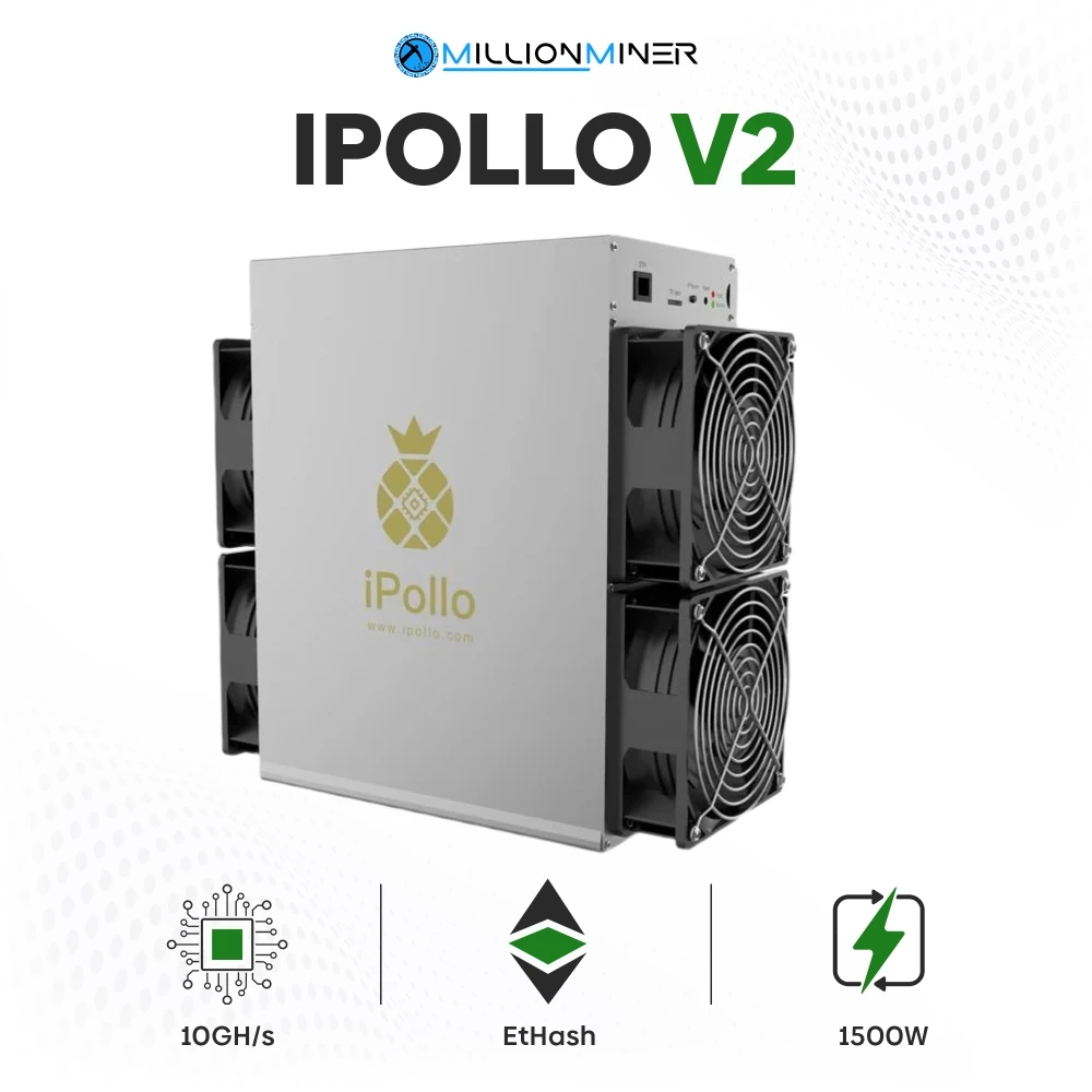 XMAS SALES iPollo V2 - (10GH/s) Ethereum Classic (etchash) Miner - New