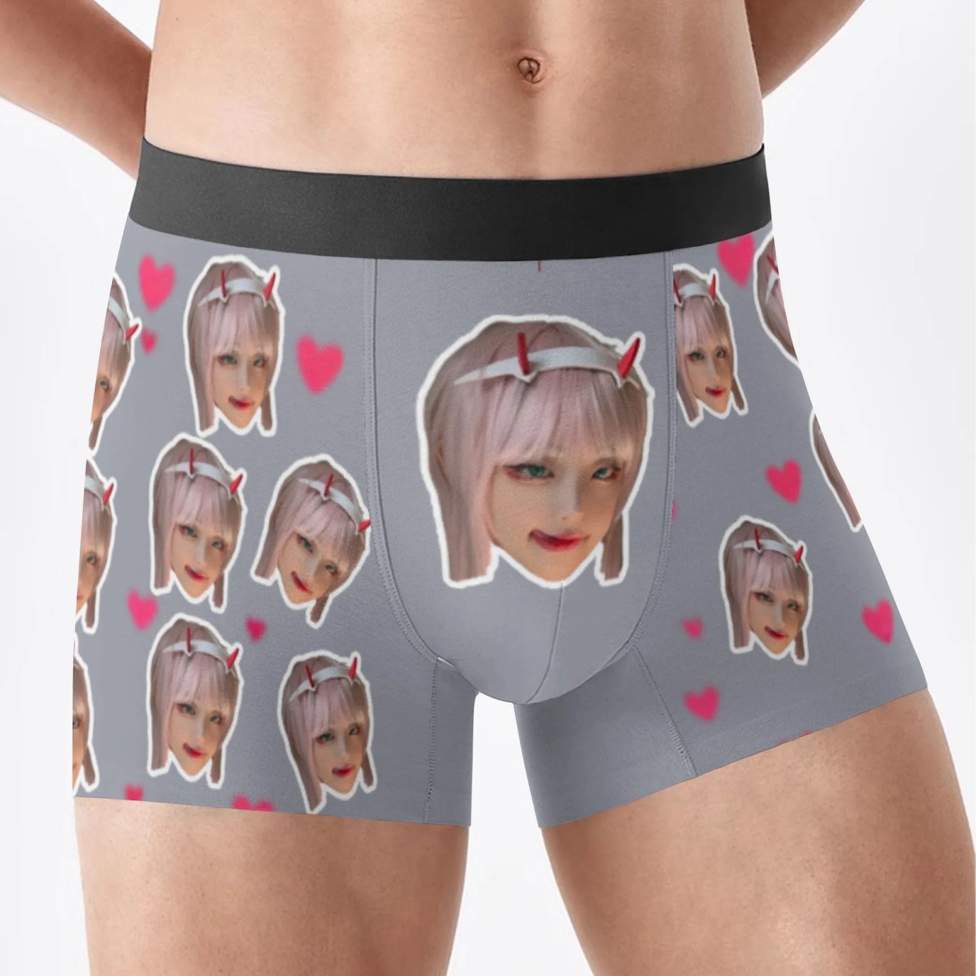 Biancheria intima personalizzata con foto per il viso, boxer personalizzati, regalo di San Valentino da uomo personalizzato per il marito, regalo di anniversario per papà
