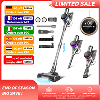 Inse S9 cordless vacuum cleaner, 55KPa, 60min, 1,5 L dust cup, light display battery, for animal hair, Carpet