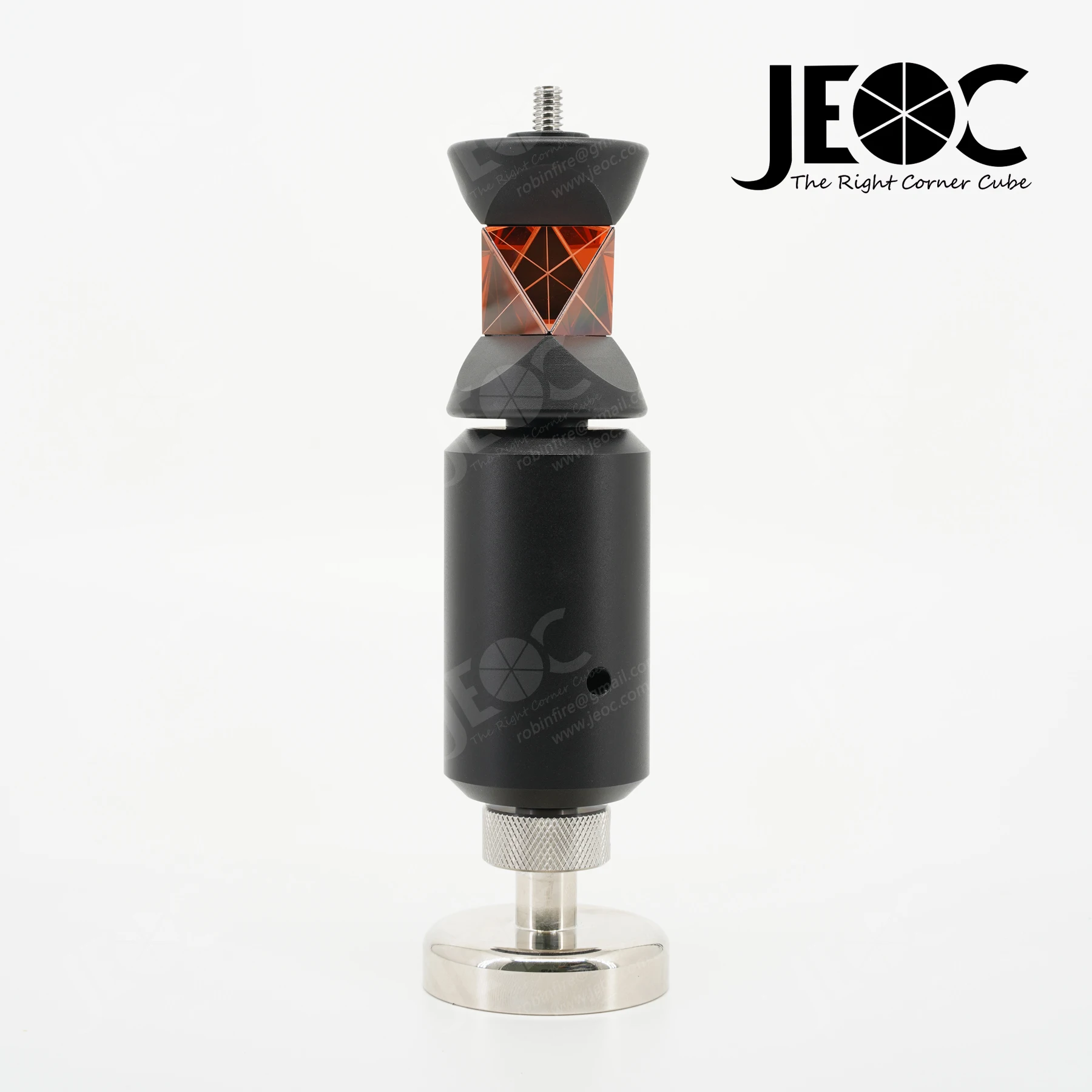 JEOC GRZ101S + GAD105 + Magnetic Base, Mini 360 Degree Monitoring Prism Set with Strong Magnet, for Leica system