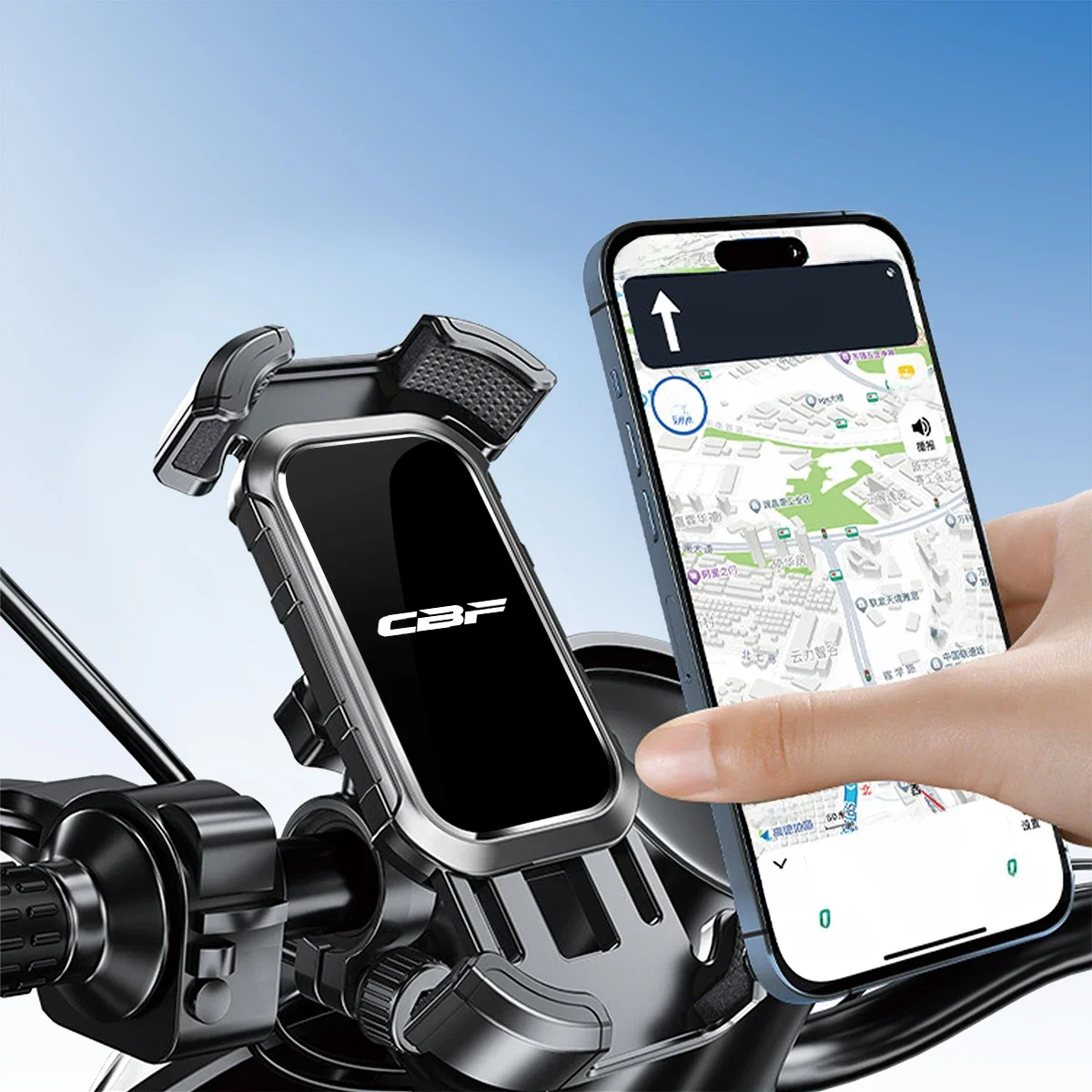 Support de téléphone portable pour guidon de moto, support GPS, accessoires pour Honda CBF CBF125 CBF190R CBF500 CBFfemale CBF1000