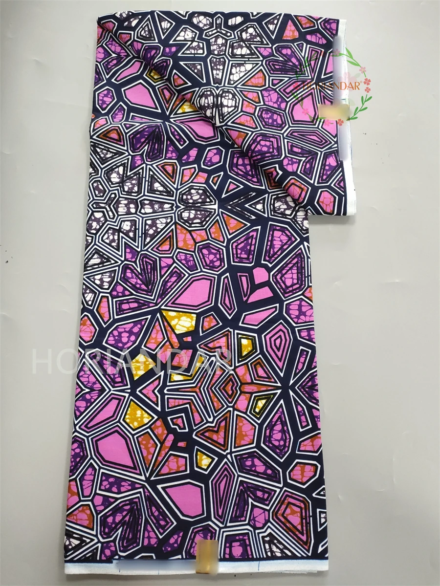 Guaranteed Veritable African Real Wax Prints Fabric Nigerian Ankara Batik Soft High Quality Pagne Helicoid Spuer Batik