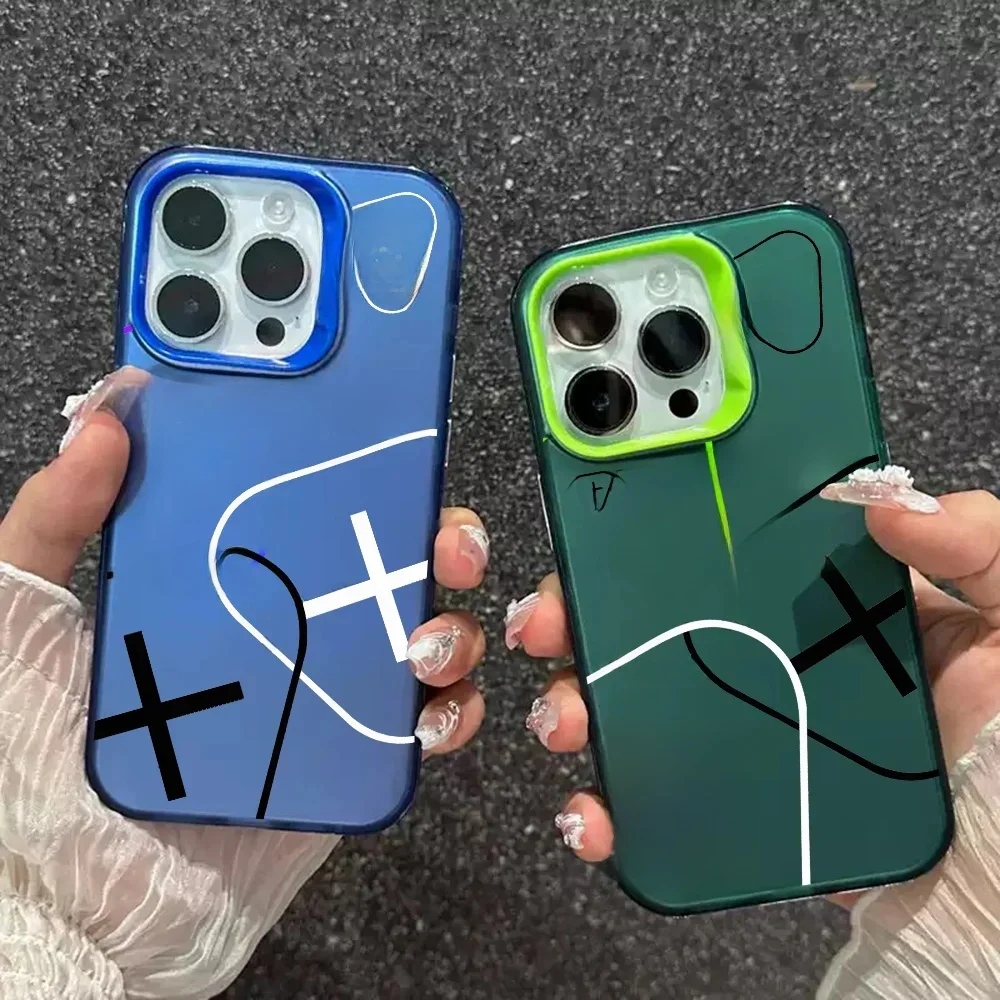 Jolie coque de téléphone g-gertrudes, étui mat Anti-chute pour iPhone 16e 16 15 14 13 12 11 mini Pro Max X XR XSMAX 8 7 Plus