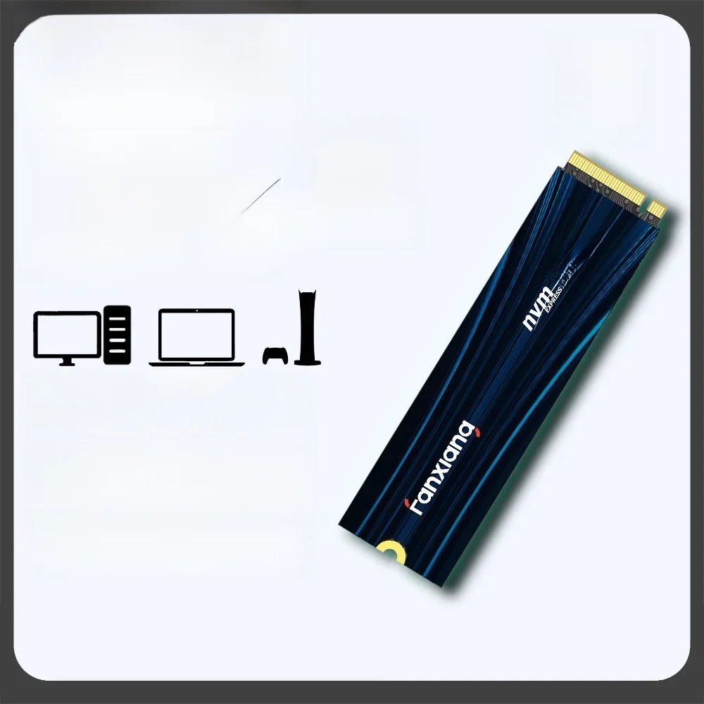 Fanxiang S880E/S880ER 7100MB/s NVMe M.2 SSD-schijf PCIe4.0x4 1TB/2TB/4TB M.2 2280 SSD interne solid state drive voor PS5 laptop - afbeelding 2