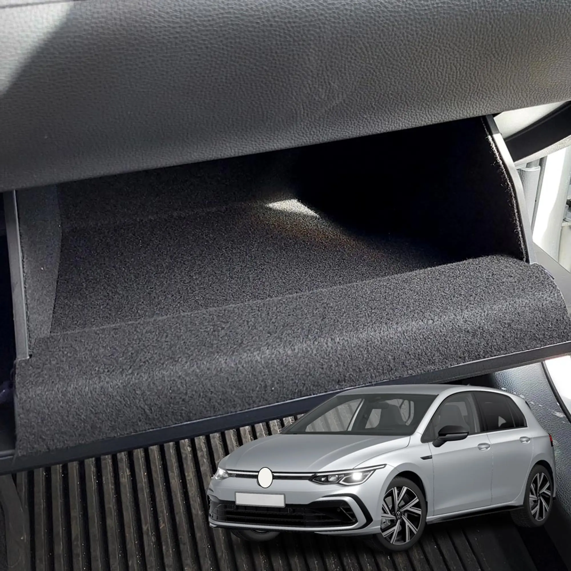 

Ready Fabric Coating Car Accessory Self-Adhesive Insulation Effective Coating Set Volkswagen Golf 8 Compatible