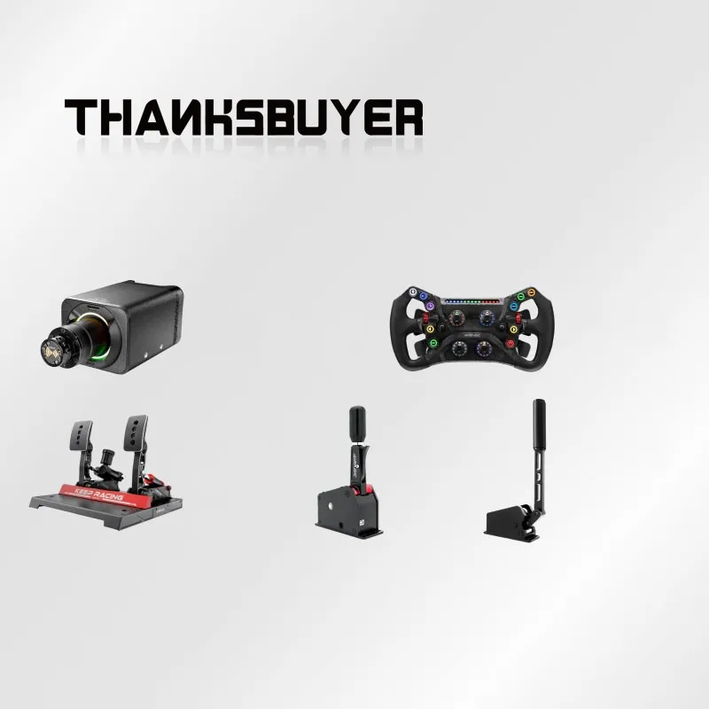 

База колеса Simagic Alpha Evo Sport 9 Нм + руль GT NEO 11,8 дюйма + педали P1000-FRS + последовательный рычаг переключения передач Q1S + ручной тормоз TB-1