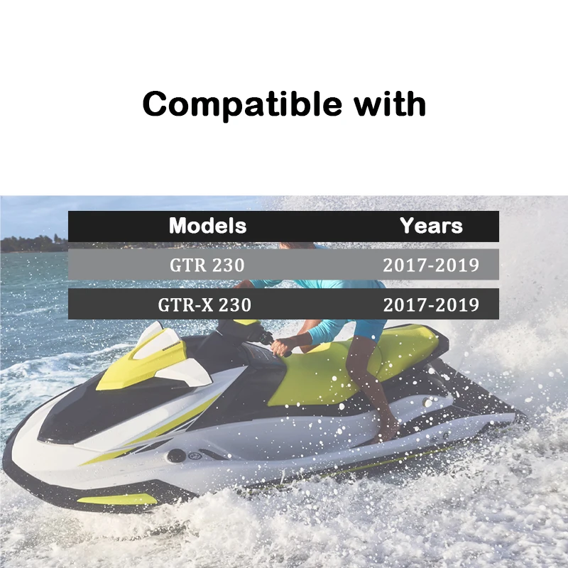 لسيادو 267000957 ملحقات دفاعة جت سكي GTR 230 GTR-X 230 161 ملم 4 شفرات مصقولة #5