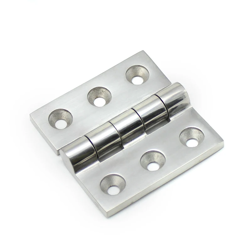 Polished Heavy-Duty Hinge for Industrial Equipment Cabinet Doors Thickened with Baking Door Bearings Folding Design