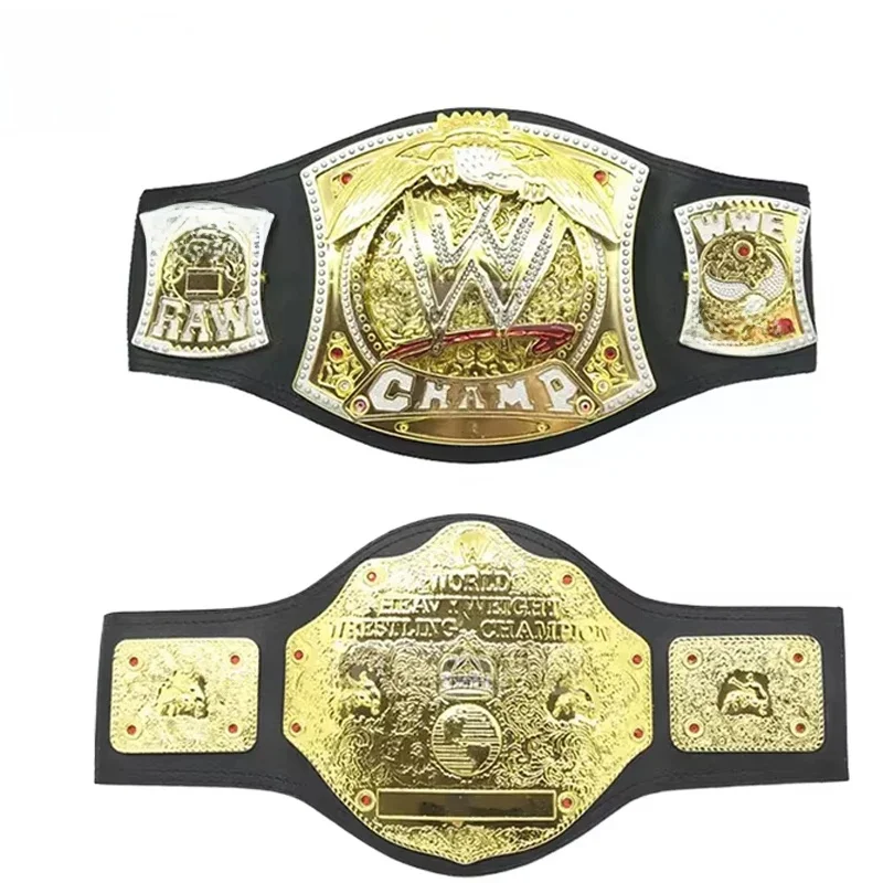 Wwe Bokskampioen Gouden Riem Wwe Kampioenschap Riem Karakters Bezetting Worstelen Gladiatoren Riem Cosplay Speelgoed Halloween Cadeau - afbeelding 2