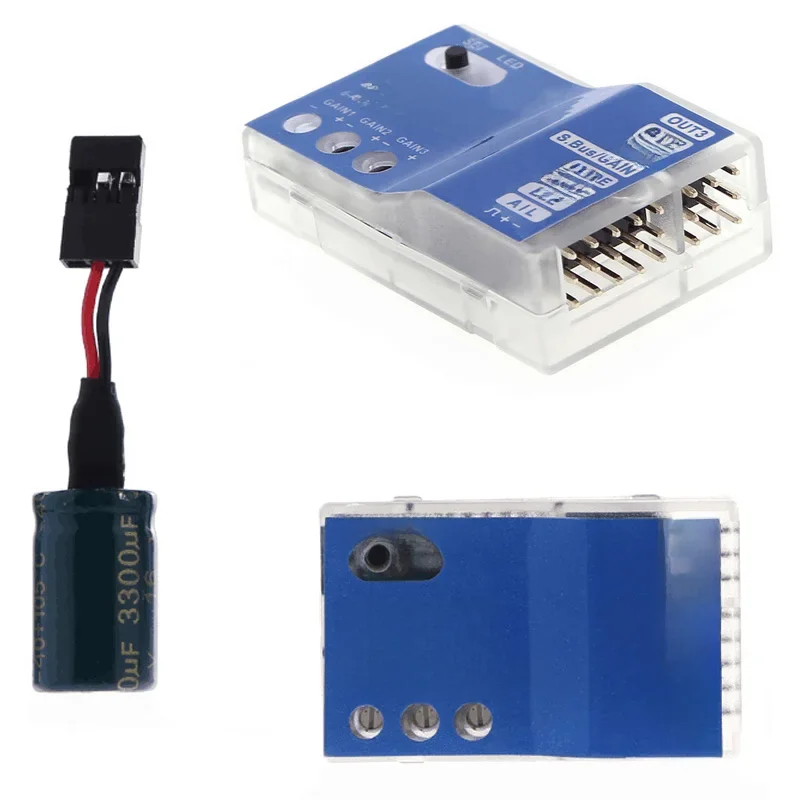 3-Achsen-Gyro A3 V2 Flugzeug-Flugcontroller-Stabilisator für RC-Flugzeug-Starrflügel-Copter