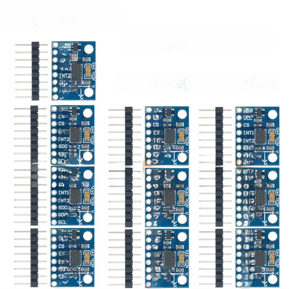 1-10 pièces GY-291 ADXL345 module d'accélération numérique à trois axes d'inclinaison par gravité transmission IIC/SPI en stock