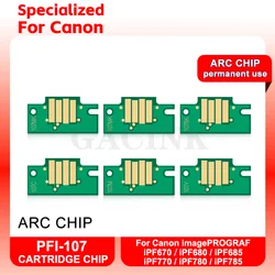 ARC Chip PFI107 PFI 107 PFI-107 Ink Cartridge For Canon IPF670 IPF680 IPF685 IPF770 IPF780 IPF785 IPF670 IPF770 Printer Chips