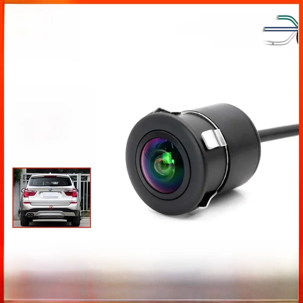 Smartour AHD 1080P samochodowa kamera cofania uniwersalna wykrawanie 18.5MM CCD 180 stopni HD Night Vision kamera cofania — zdjęcie 2