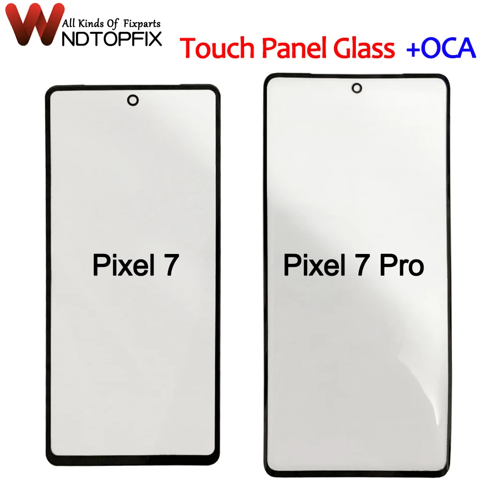 1PC Outer Glass For Google Pixel 7 Pro Front Glass Outer Glass LCD Outer Panel Glass Replacement Part Pixel 7 Touch Screen Glass