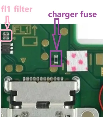 For Nintendo Switch Small Filter FL1 Charging Charger Fuse On Motherboard Fix Part Component