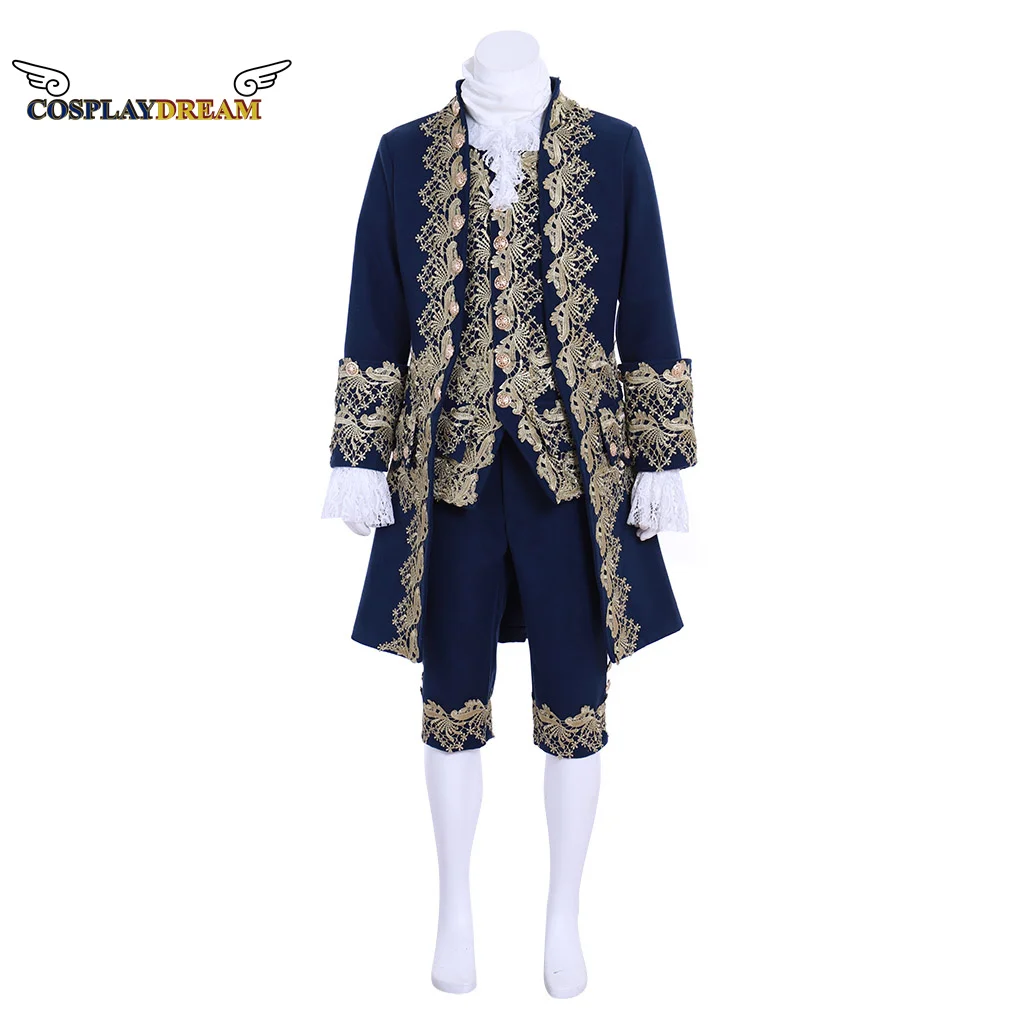 

（in stock）Men Victorian King Prince Deluxe Costume Men Stage Theater Cosplay Outfit Men's Regency Suit Gentleman trench coat