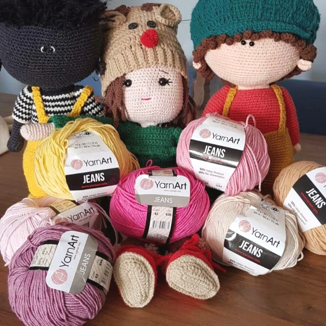 YarnArt Jeans miękkie przędza bawełniana do robienia na drutach Amigurumi rękodzieło szydełkowe do majtek dzianiny dla niemowląt sweter szal