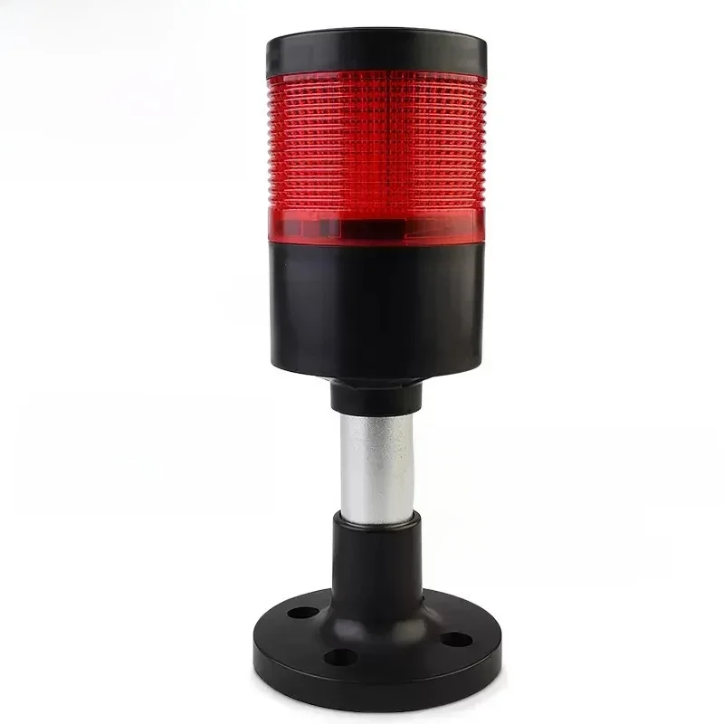 Zusen 70mm TBQ70-1T/W-D(J) 12V 24V 110V 220V Led jednokondygnacyjny wieża światła sygnał ostrzegawczy Alarm z dźwiękiem — zdjęcie 2
