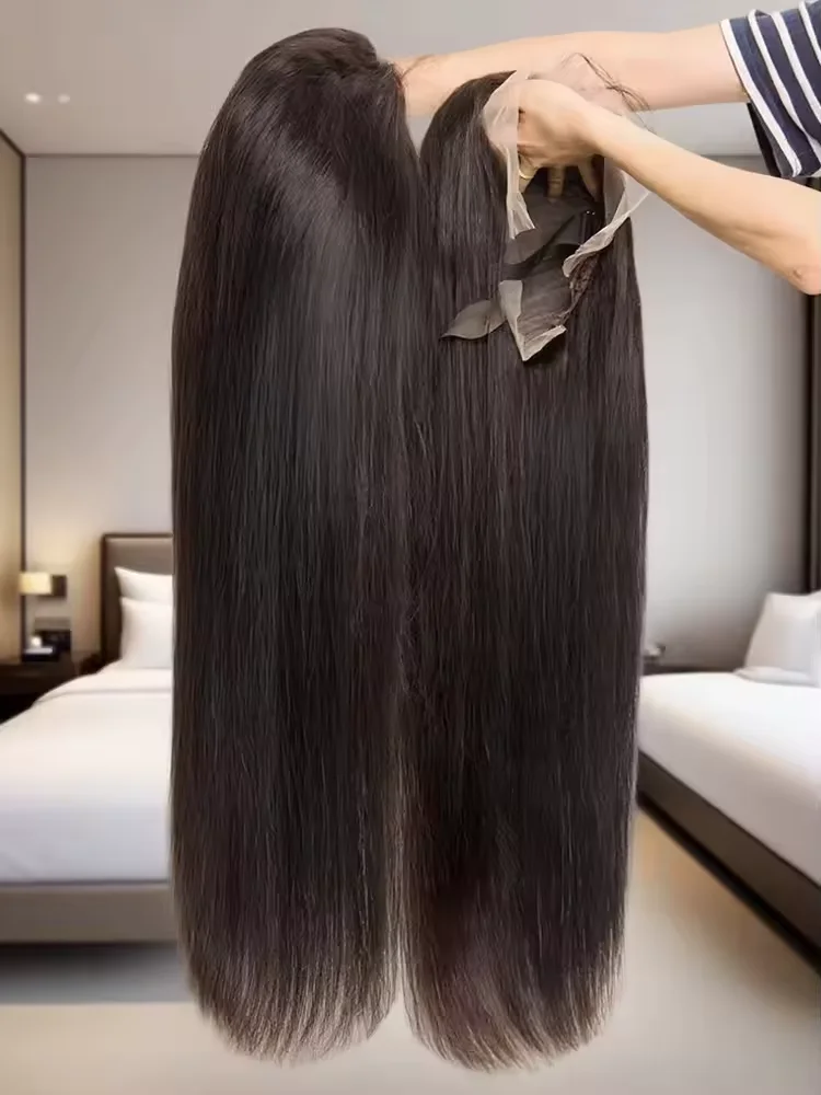 

200% Density 13x6 Bone Straight HD Lace Front Wig 42 Inch 13x4 Lace Frontal Brazilian Human Hair Wigs 5x5 Glueless Closure Wig