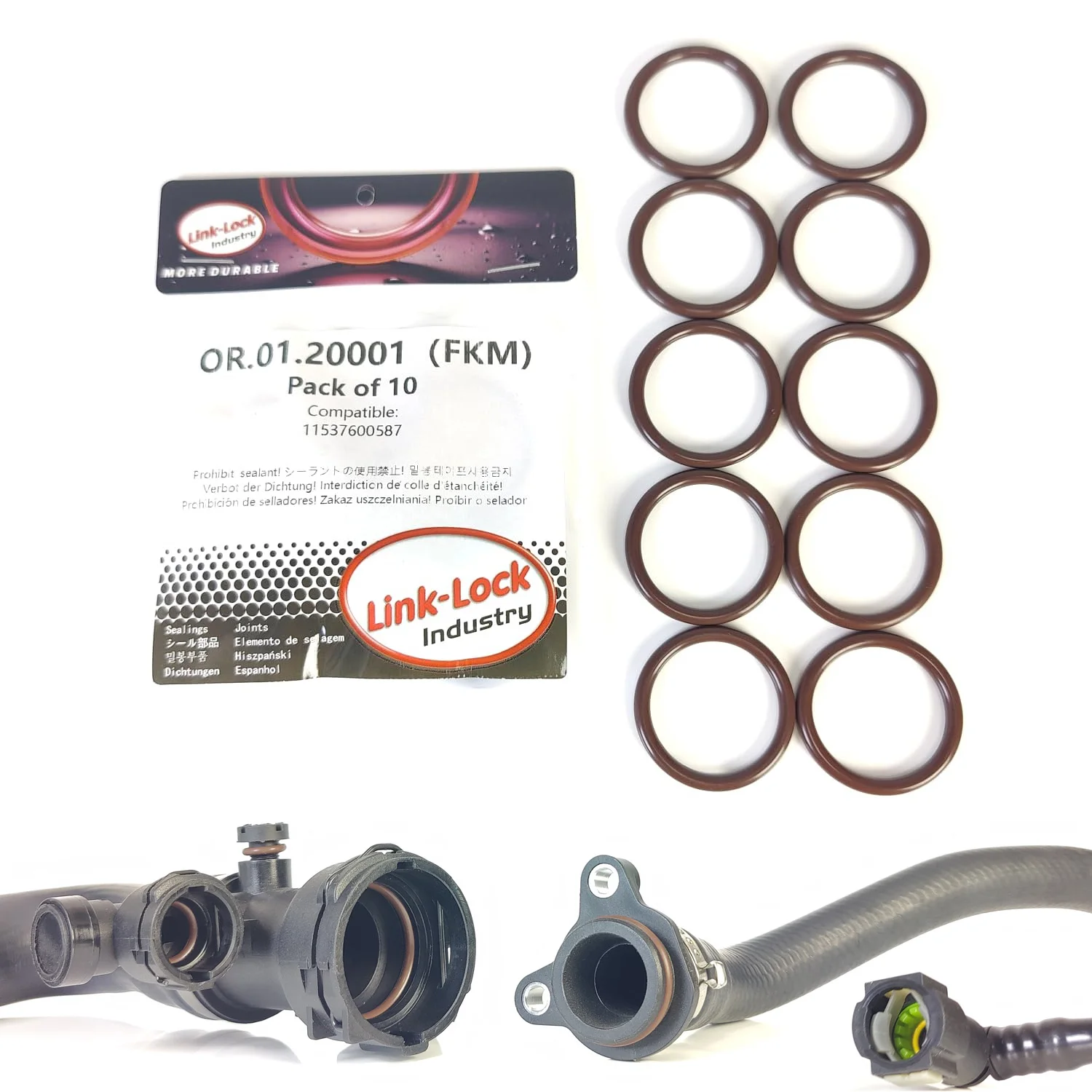 10PCS Fkm Viton OR.…