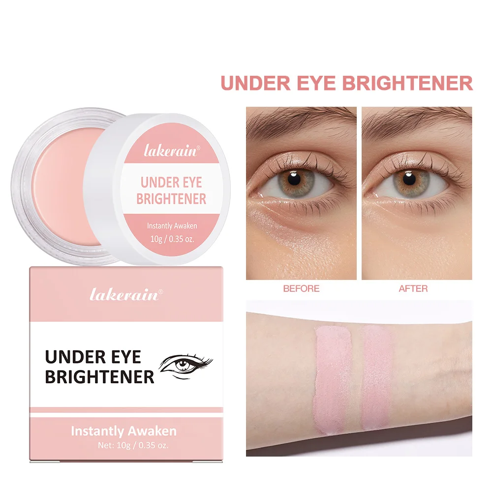 Lakerain Eye Brightening Concealer Cream Nourishing Hydrating & Concealing Coverage Formula Color Correcting Cream Care Makeup